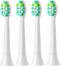Replacement Toothbrush HeadsCompatible for Phips Electric Brush Head 4100 6500 6100 7500 5300(4pcs Green-White)