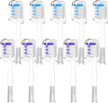Compatible10 Pcs/Pack Replacement Toothbrush Heads for Laifen Wave Electric Cleansing and Brightening Transparent