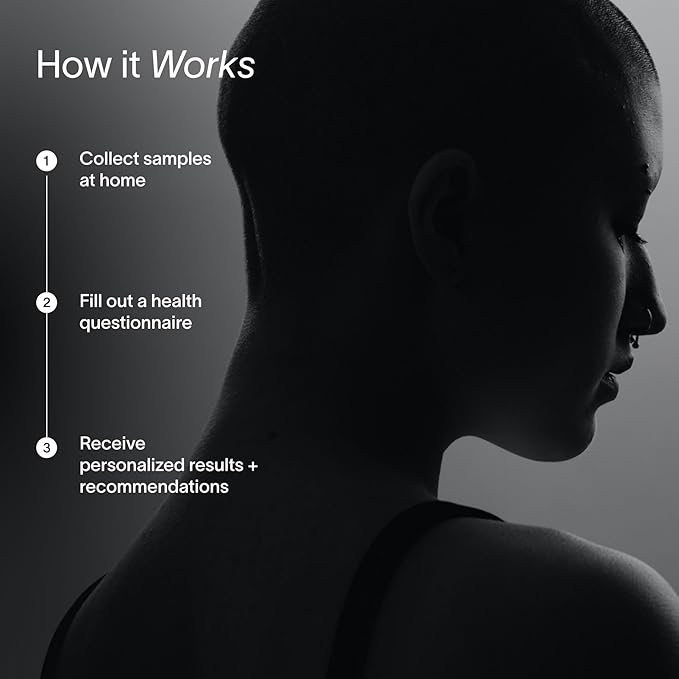 Viome at-Home Full Body Intelligence 3-in-1 Test Kit for Women &amp Men 50+ Health Scores from Blood Saliva and Stool Comprehensive Gut Microbiome Analysis Biological Age BioHacker Friendly