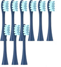 9PCS Replacement Brush HeadsCompatible for Oclean Flow/X PRO /F1/Z1/One/ Air2 Sonic Electric Toothbrush Nozzles Soft(9 LANOC)