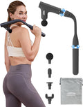 3-in-1 Detachable Massage Gun Deep Tissue Ergonomic Extension Handle Back Massager for Pain Relief Portable Percussion Muscle Massager for Shoulder Thigh Waist &amp Neck FSA-HSA Eligible
