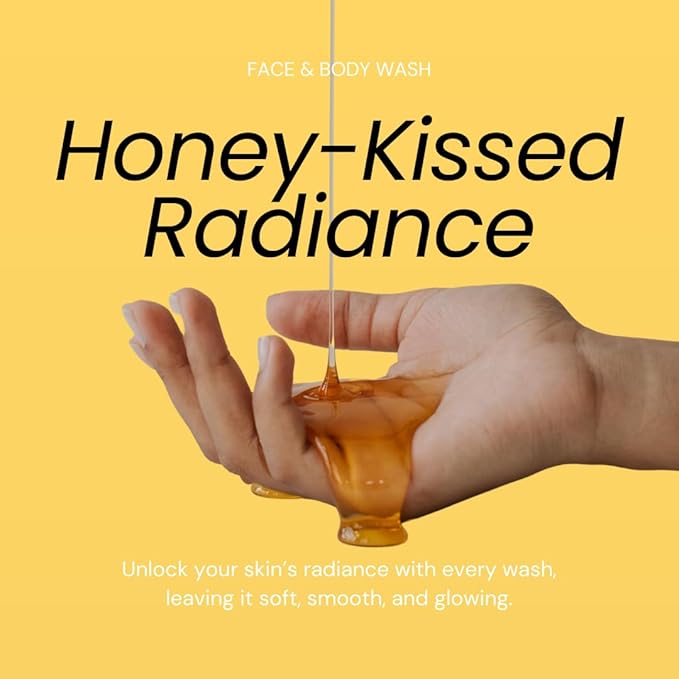Shoneh Face &amp Body Wash – Natural Honey Extract [PH 5.5] – Suitable for ALL Skin Types