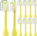 10Pack Toothbrush Replacement Heads Compatible for Philips One Series Sonicare(Mango Yellow)