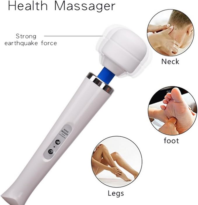 NUHUi 6X Massage Head Attachments Accessories Come with A Large Size Massager for Back
