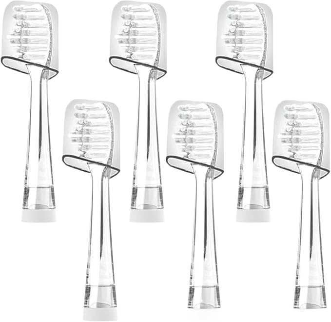 6 Pack Kids Replacement Toothbrush Heads Compatible for Seago SG513/SG977/SGEK6/DT-K6Compatible for Electric