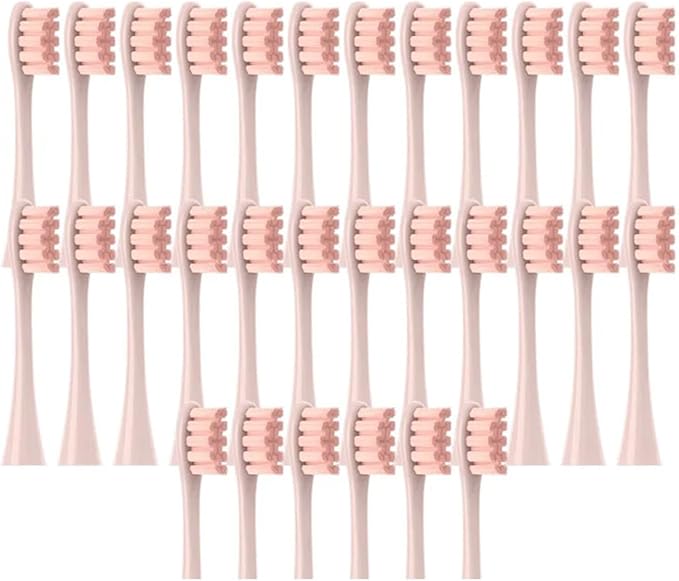 30/50PCS  Compatible for X/X PRO/ Z1/ F1/ One/Air 2 /SE Replacement Head Toothbrush Nozzles Soft(50Pink)
