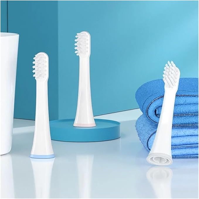 Replacement Toothbrush HeadsCompatible for Revyline RL050 Electric Children Soft Nozzle(3pcs)