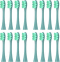 Compatible for Oclean 16PCS Replacement Brush Heads - Sonic X/X Pro/Z1/SE/F1/One/PW01-09/P5(16 Green)