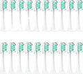 20Pcs Electric Toothbrush Head Compatible for T300 T500 T700 Replacement Universal Suitable(Brown)