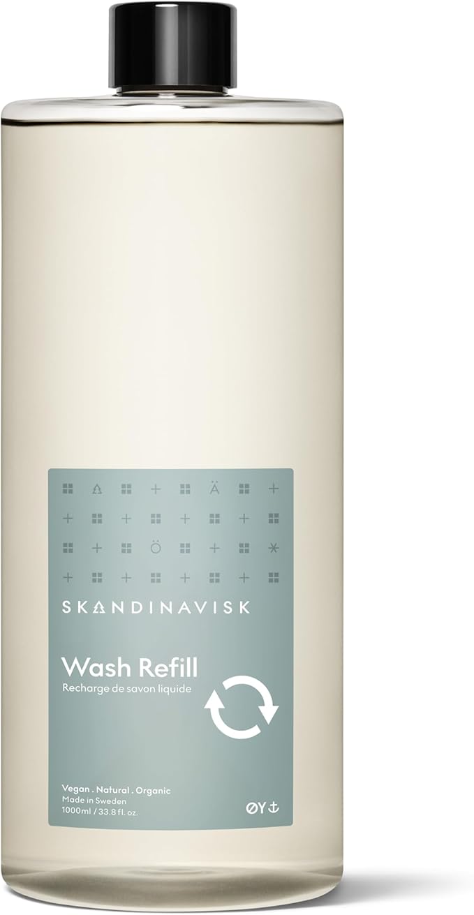 Skandinavisk ØY ‘Island’ Hand &amp Body Wash Refill Scent Notes: Crabapple and Dog Rose Water Mosses and Green Leaves 338 oz.