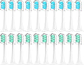 Compatible for Xiaomi Mijia T300/T500/T700 Sonic Electric Toothbrush Heads Replaceable Refill Nozzles 4 Colors(10Green10Blue)
