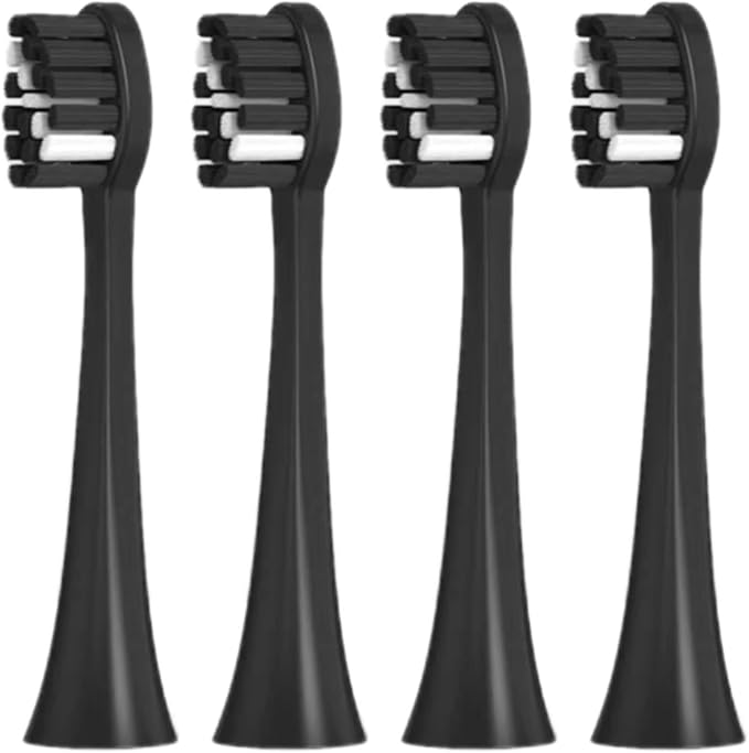Electric Toothbrush Replacement Heads Compatible for 2725/S2/S5/SX/SG9724/8/16PCS(4Black)