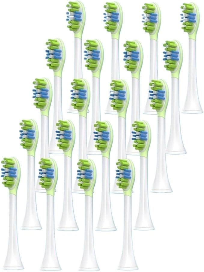 9Models Toothbrush Head CCompatible for with Sonicare HX3/HX6/HX9 Series Models(20pcs 906-W)