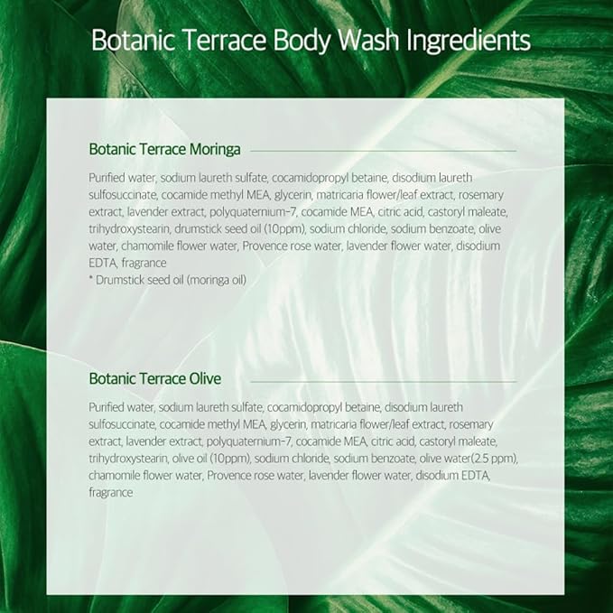 Botanic Body Wash 42.3 fl oz 1.2 kg (Moringa)