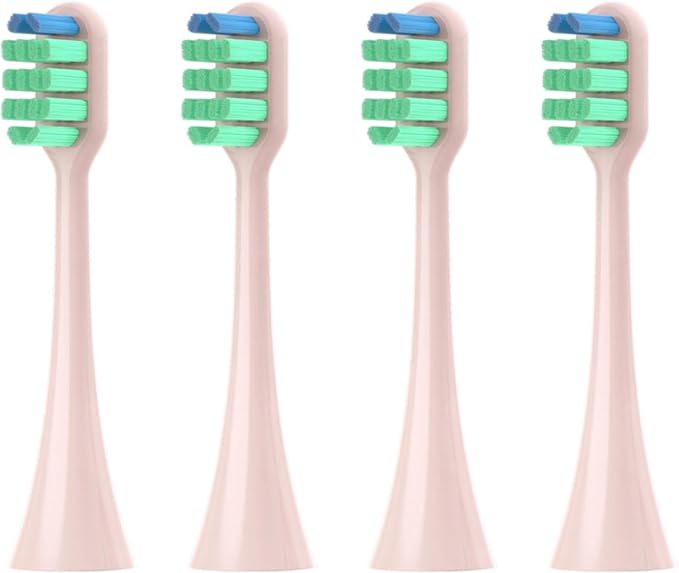 Replacement Toothbrush HeadsCompatible for Panasonic Doltz EW-DC01/DC12/PDL54/PDP51/EW1031/DE92/WEW0980/DL40/DL75/DL82(4pcs Pink)