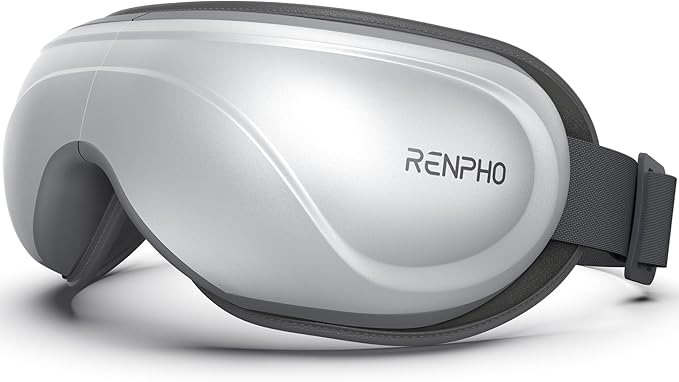 RENPHO Eye Massager with Heat Mothers Day Birthday Day Gifts for Mom Women Men Dad Her Heated Eye Mask for Migraine Relief Improve Sleep Eyeris 2