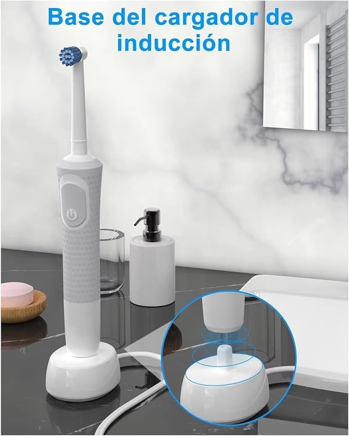 Charger Base Fit Compatible for Oral B Electric Toothbrush IO Series 3 4 5 6 1000/3000/5000/7000 Waterproof Inductive Charging Base