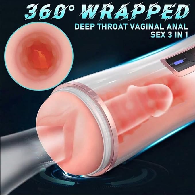Male Masterburbatar Hands Free with 10 Viboators Sucking Automatic Male Mastusbafor Tight Sleeve Hoodies Pocket Puzzy Silicone Full Body Electric Blowjobob Machine for Man Massager Machine PWO5