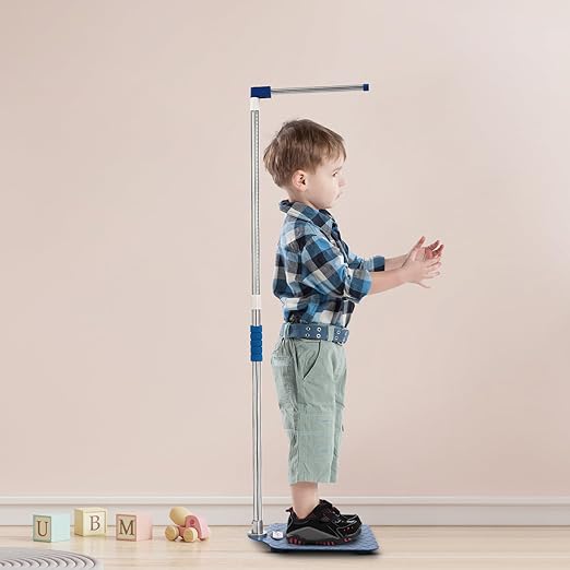CNCEST Height and Weight ScaleDigital Weight Scale Platform Digital Weight Scale Platform and Height Rod