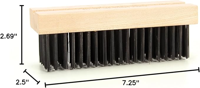 Prince Castle Replacement Heads for Medium Char-Brush - Durable Heavy-Duty Grill Brush with Tough Bristles for Commercial Grills