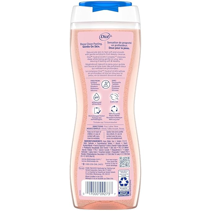Dial Body Wash Himalayan Salt 16 Ounce Enriching (473ml) (Pack of 6)