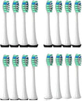 for Phi Sonicare Toothbrush Brush Head Replacement Brush Heads HX3/HX6/HX9 Series HX3210/3211/6150/6500/6510/6530/9342/6730(16p2)
