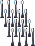 4/8/12/16PCS for T501 Replacement Toothbrush Heads Electric Vacuum Soft Bristle Brush(T501 black-16pcs)