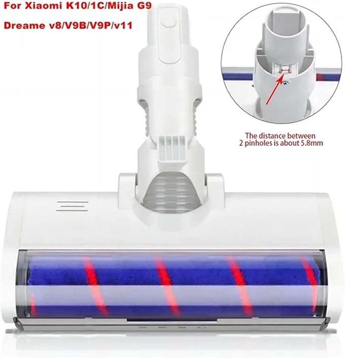 Compatible for Xiaomi K10 G10 1C &ampV8 V9 V10 V11 Electric Motorized Brush Head Replacement