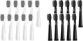 Compatible ForFairywill Replacement Toothbrush Heads for FW-507/508/551/515/917/959/2011FW-D1/D3/D7/D8 Electric(BLACK10 WHITE10 Care)