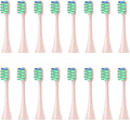Replacement Toothbrush Heads Compatible for EW-DC01/DC12/PDL54/PDP51/EW1031/DE92/WEW0980/DL40/DL75/DL82(16pcs)(16pcs Pink)