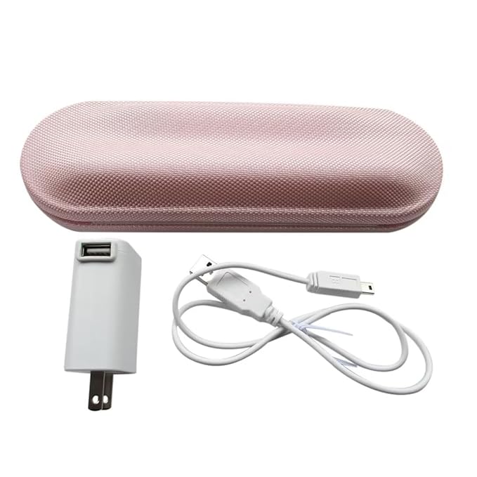 Pink-White HX9210 HX9200 Travel Charger Case w/AC Charer+US Cable For P-hilips Sonicare DiamondClean HX9340 HX9350 HX9382/HX9342/HX939L Toothbrushes by YTXXDEUS