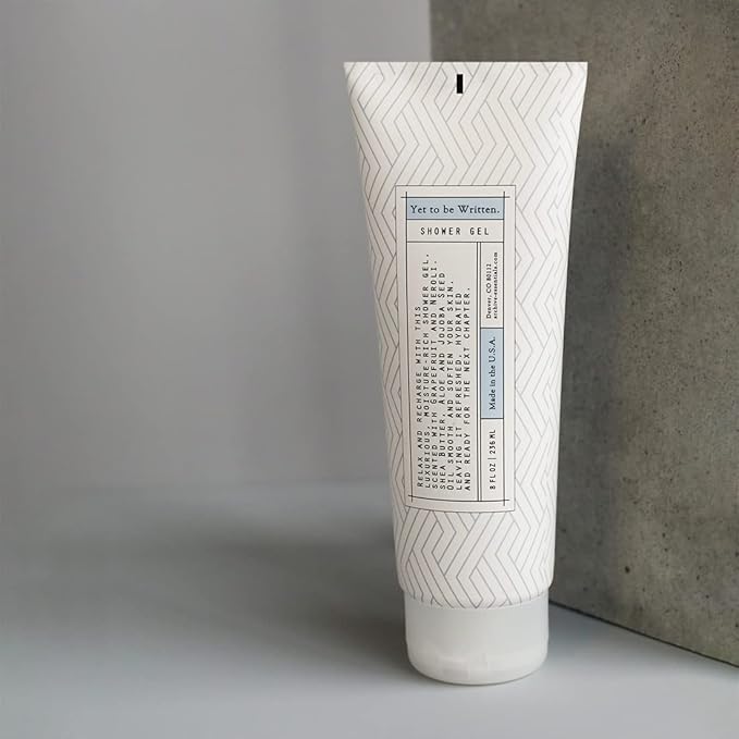 Archive Yet To Be Written Shower Gel All Natural Moisturizing Body Wash for Men &amp Women Lightly Scented 8 Fl oz