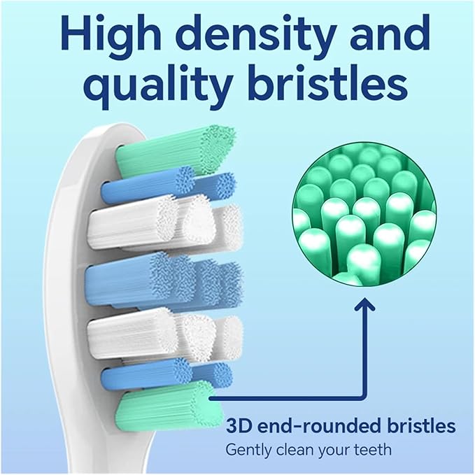 Replacement Brush Heads and Electric Toothbrushes Head Holder Compatible with Philips Sonicare Electric Toothbrush(Black-1 Set)