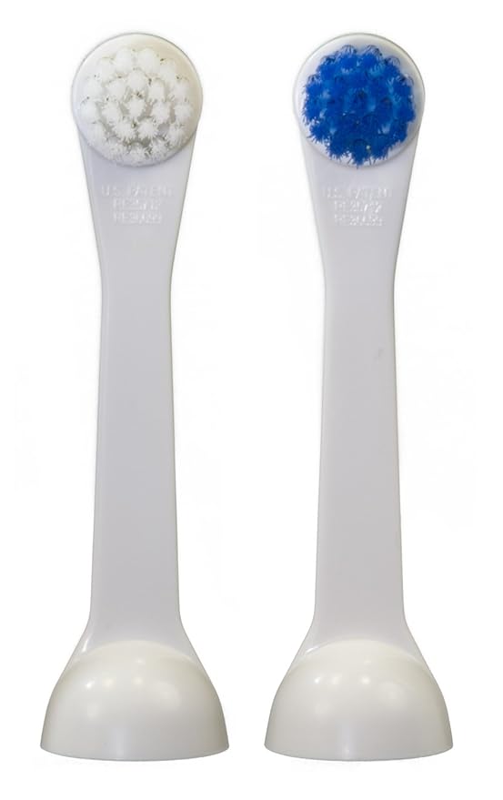 Cybersonic Classic Compact Replacement Brush Heads Compatible with All Cybersonic Electric Toothbrushes (2 Pack)