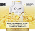 Olay Moisture Renewal Blend Body Wash 23.6 Fluid Ounce (Pack of 3)