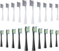 Brush Head ReplacementCompatibility for Oclean Electric Toothbrush Soft Bristle X/X PRO/ Z1 Brushes Replaceable Fit(10 Grey 10 Black)