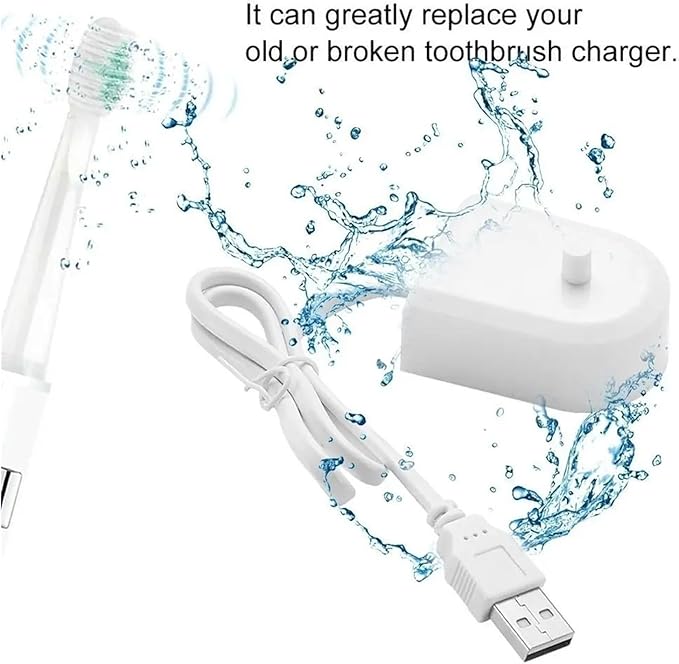 Universal Toothbrush Charger Lightweight Waterproof Charging Base Compatible For PhilipsSonicare/HX6100/HX3000/HX6000/HX8000/HX9000(B)