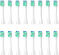 Replacement Toothbrush HeadsCompatible for Panasonic Doltz EW-DC01/DC12/PDL54/PDP51/EW1031/DE92/WEW0980/DL40/DL75/DL82 Electric(16pcs White)