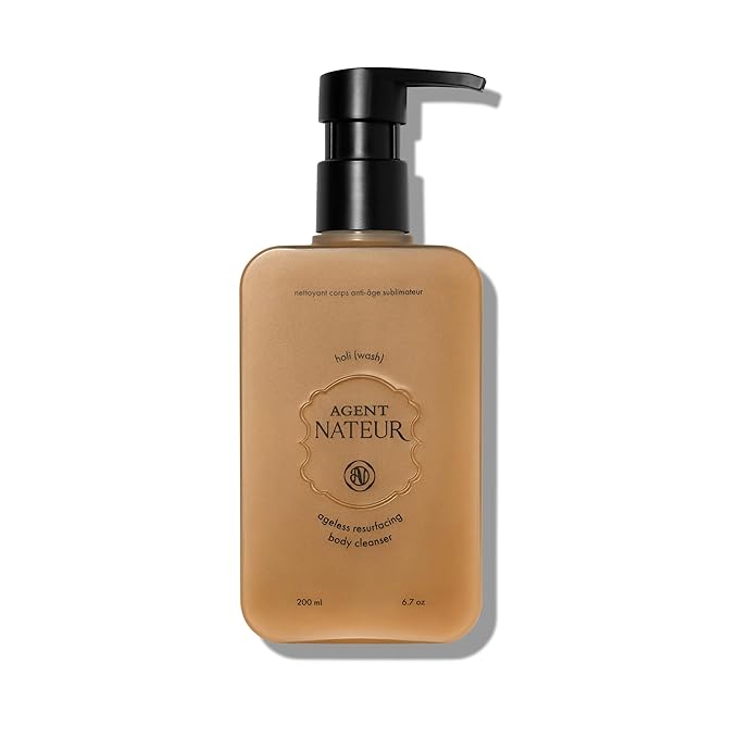 Agent Nateur - holi (wash) Ageless Resurfacing Body Cleanser | Gently Exfoliate Moisturize + Smooth with Face-Grade Ingredients | Vegan Non-Toxic Clean Skincare (6.7 oz | 200 ml)