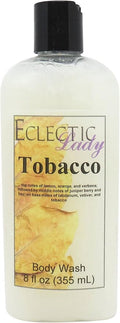 Eclectic Lady Liquid Pearl Body Wash - Tobacco Scent 3-in-1 Use For Bubble Bath Hand Soap &amp Body Wash Phthalate-Free Tobacco Fragrance Handcrafted in USA (8 oz)