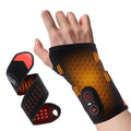 Cordless Wrist Heating Pad Vibration Massage Heated Wrist Brace Rechargeable Hand Heating Pad Wrist Wrap for Carpal Tunnel Relief Left Right Hand Pain Relief for Women Men 3 Heat Vibration Levels