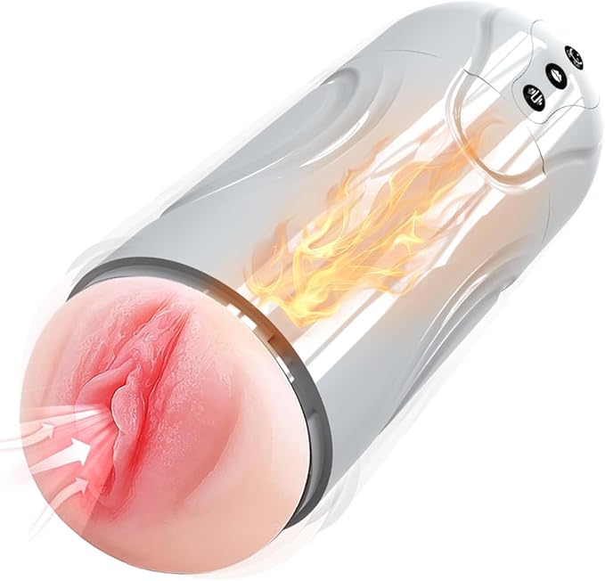 Automatic Male Masterburbatar Pocket Puzzy Heat Vibration Sucking Thrusting Mens Masterbuters Life Size Adult Toy Tight Sleeve Electric Massager Mastusbafor Machine Hands Free Underwear POW03