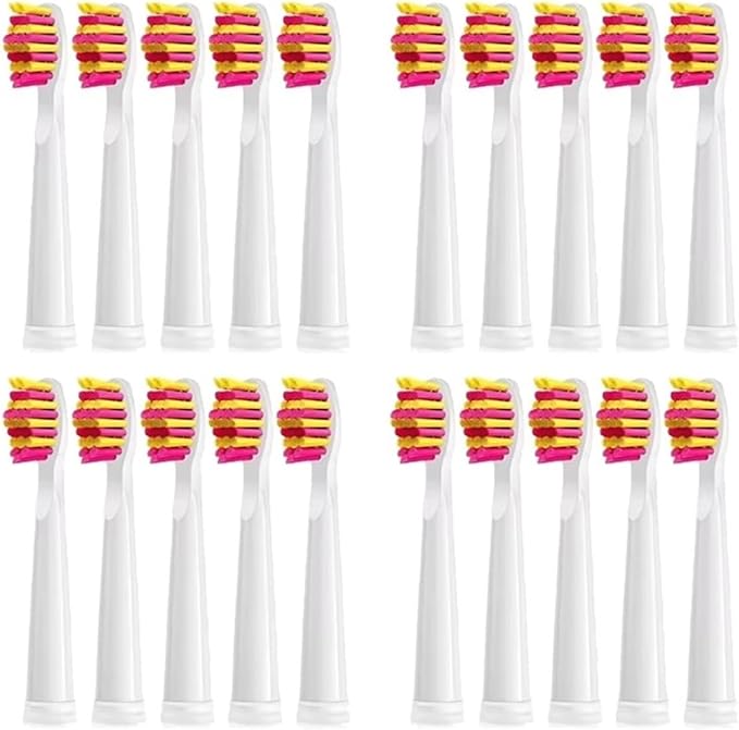 Toothbrush Head Compatible for FW-D1/FW-D3/FW-D7(20 PCS PK)