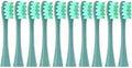 10PCS Replacement Brush Heads Compatible for Oclean Flow/X/X PRO/F1 Electric Toothbrush Head A(Green)