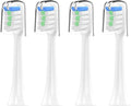 Ultrasonic Electric ToothbrushCompatible for HomeDaily Cleaning Soft Bristles(4pas White)