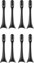 Replacement Toothbrush Head Compatible for ENCHEN Aurora T+/T2 Electric Original Accessories Adult Nozzle(8pcs Black)