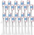 20/50 Pieces Replacement Brush Heads Compatible for Xiaomi T300/T500/T700 Clean Soft Bristle Electric Toothbrush Nozzle(50WhiteBluePink)