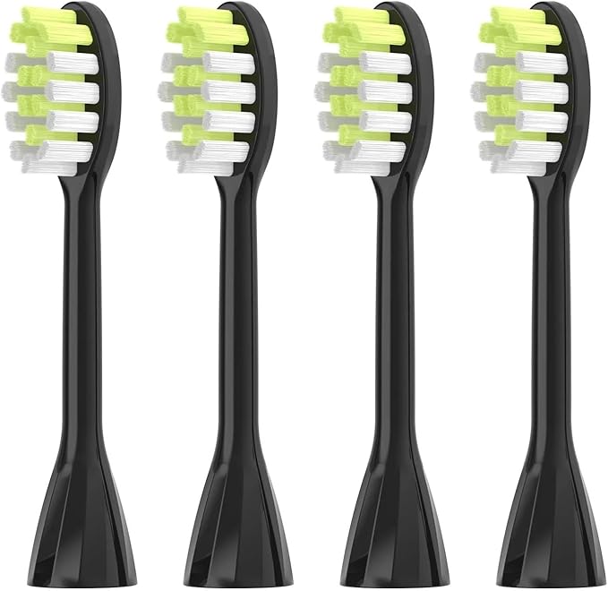 Replacement Toothbrush HeadsCompatibility for Ph One Care Head HY1100 HY1200 BH1022(Black)