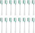 Toothbrush Replacement Heads Compatible for MT1 4/8/16pcs(16pcs White)