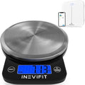INEVIFIT Smart Bathroom Scale &amp Digital Kitchen Scale Fitness Bundle Complete Body Composition and Nutrition Tracking Solution with Batteries Included